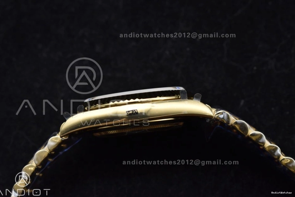 Bracelet 723 GMF GoAnywhere Gold V Diamond YG DayDate 904L Weight On A3255 Markers 40 Steel Gain Dial President 0201